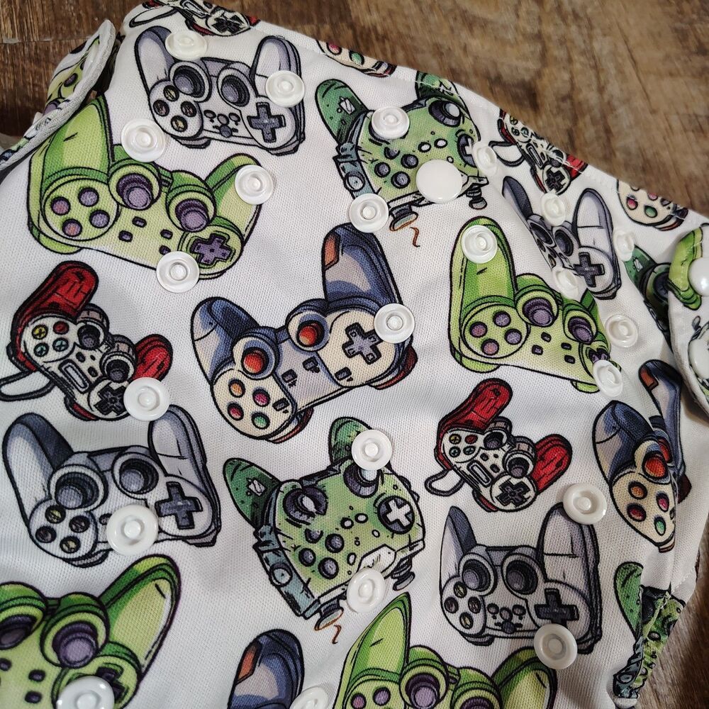 Texas Tushies Flex Fit Reusable Pocket Diaper Lot of 6 With Inserts 7-70lbs - Picture 10 of 13